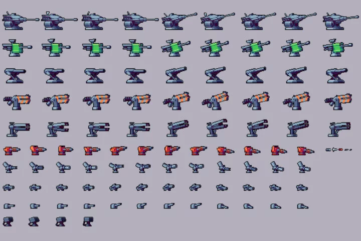 Bike Constructor Pixel Art