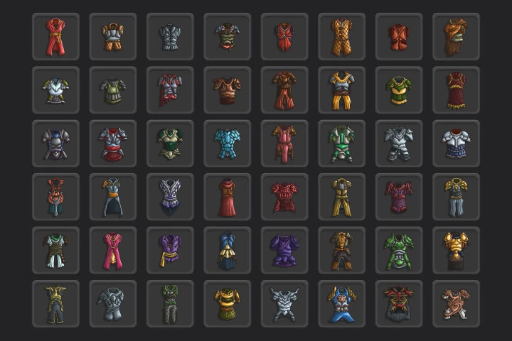 Cuirass RPG Icon Pack
