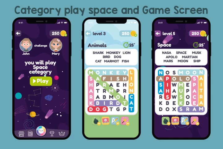 Hidden Word Game Asset Kit