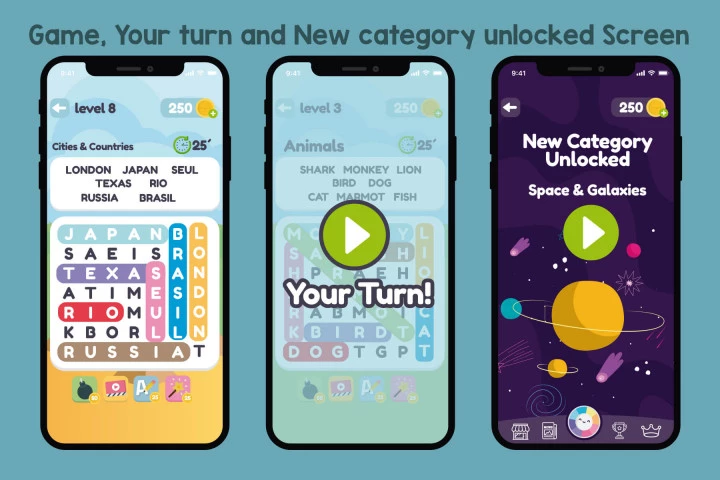 Hidden Word Game Asset Kit