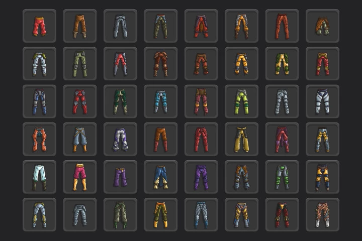 Trousers RPG Icon Pack