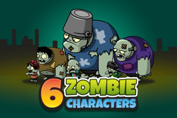 Zombie Character Sprite Set