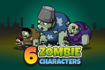 Zombie Character Sprite Set