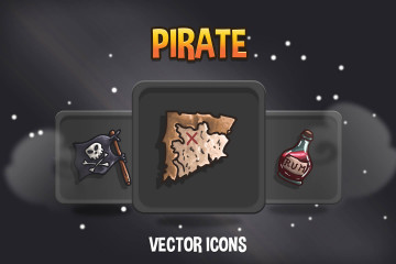 48 Pirate RPG Icons