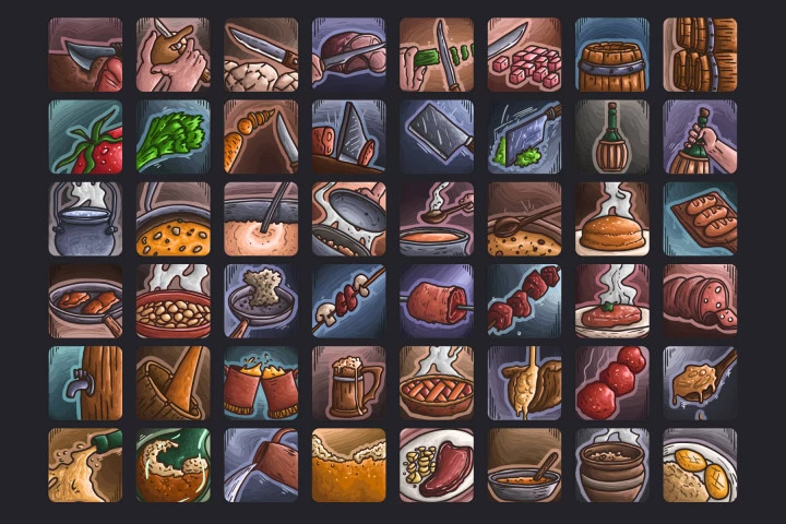 Cooking Skills Icon Pack