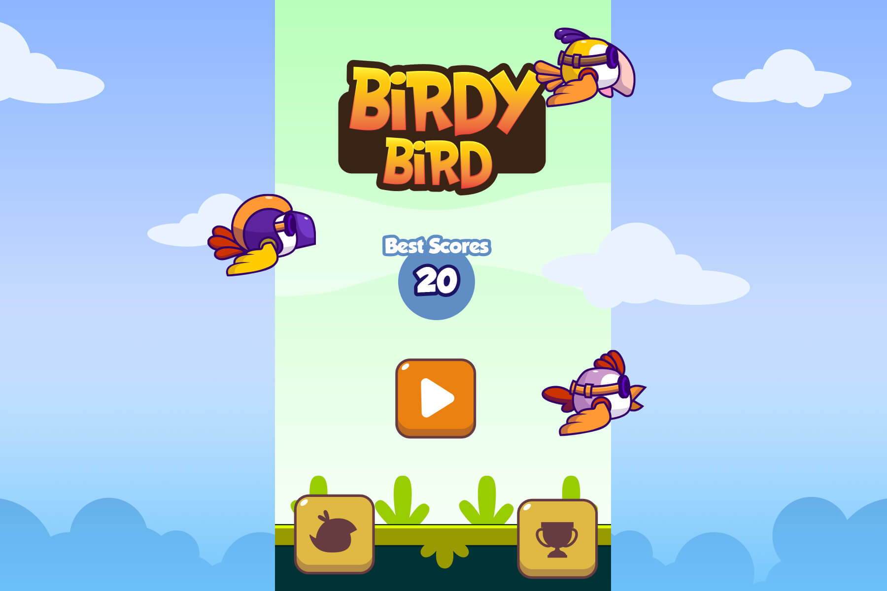 Birdy Bird Game Assets Download Pack 