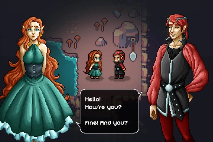 Elf NPC Characters Pixel Art