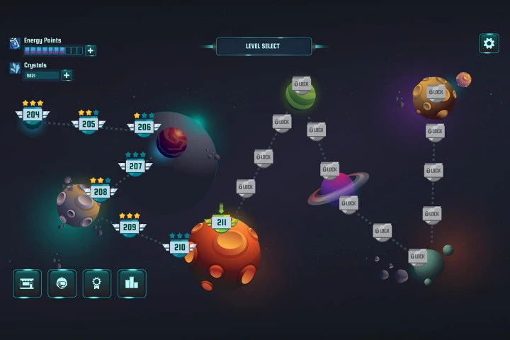 Space Shooter UI
