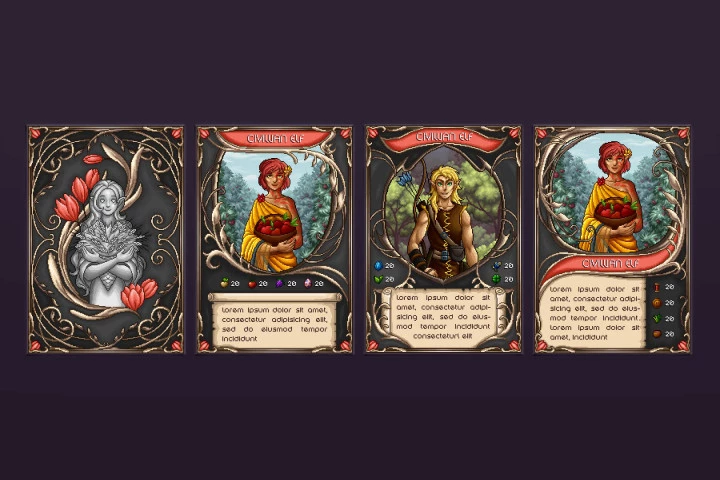 Civilian Elves TCG Pixel Art Pack