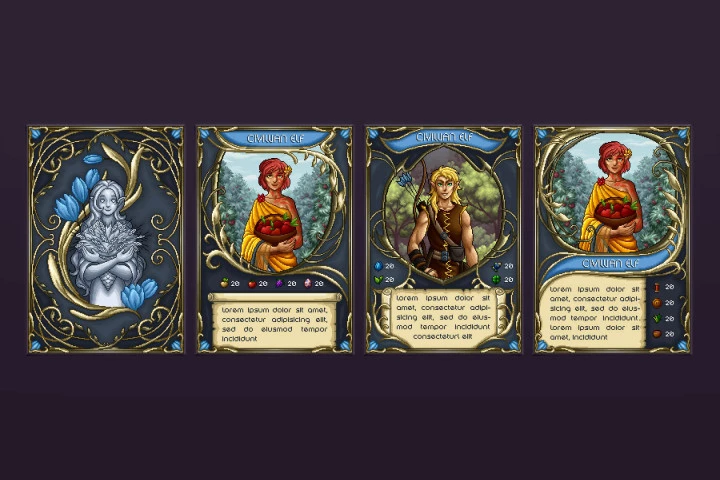 Civilian Elves TCG Pixel Art Pack