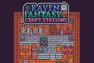 Craft Station Pixel Art Objects