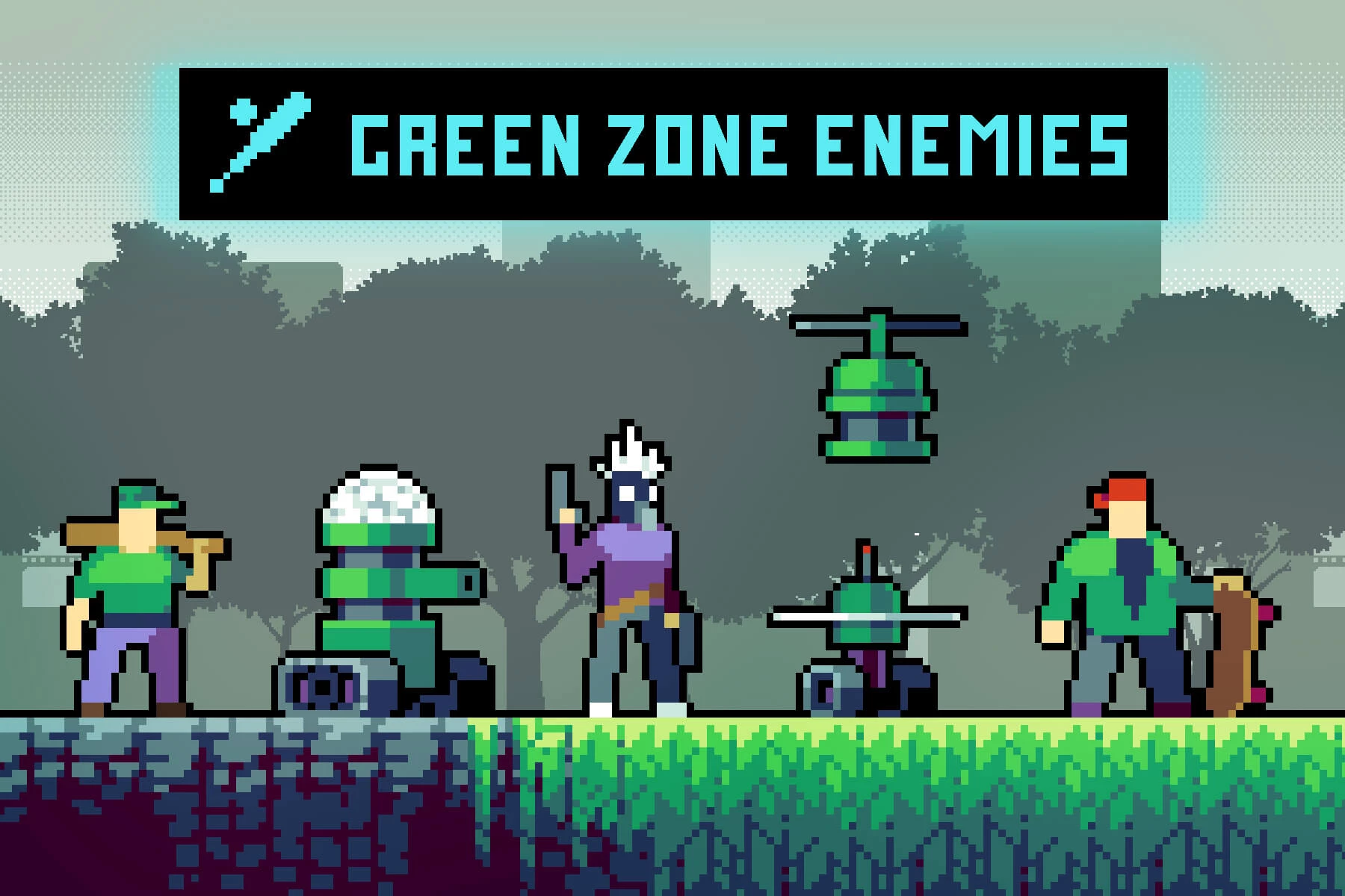 Free pixel art game asset with enemy included : r/Unity2D