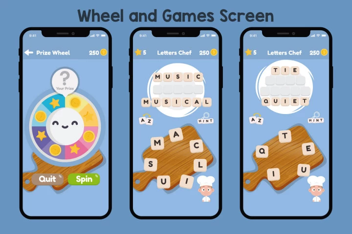 Letters Chef GUI Assets