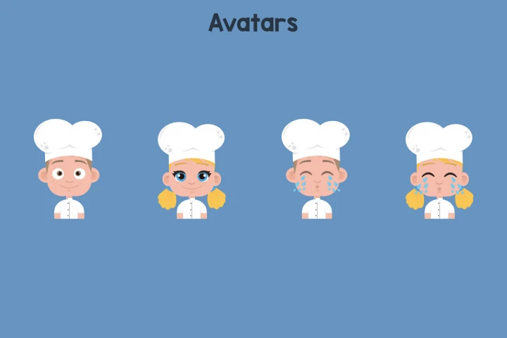 Letters Chef GUI Assets