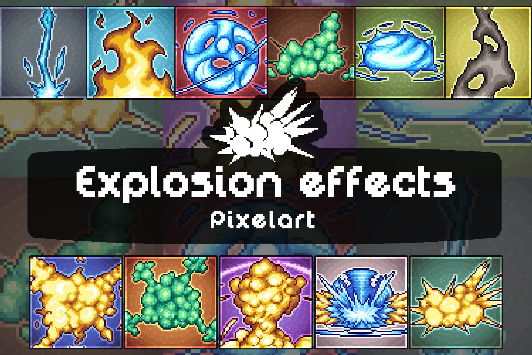 FREE pixel art bombs with animation by ankousse26