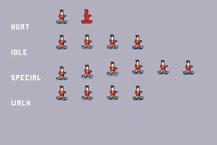 Bosses Chinese Street Pixel Art