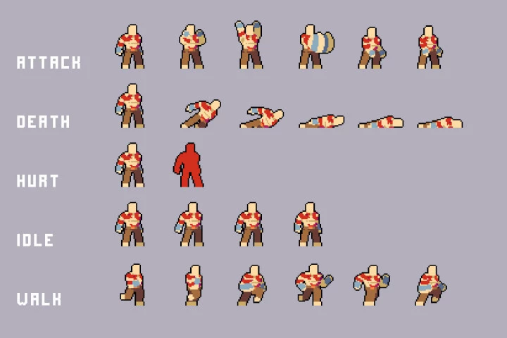 Enemies Chinese Street Pixel Art