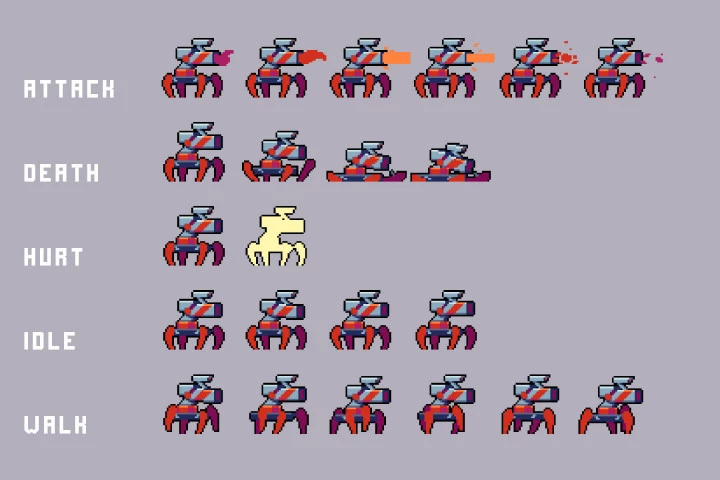 Enemies Chinese Street Pixel Art