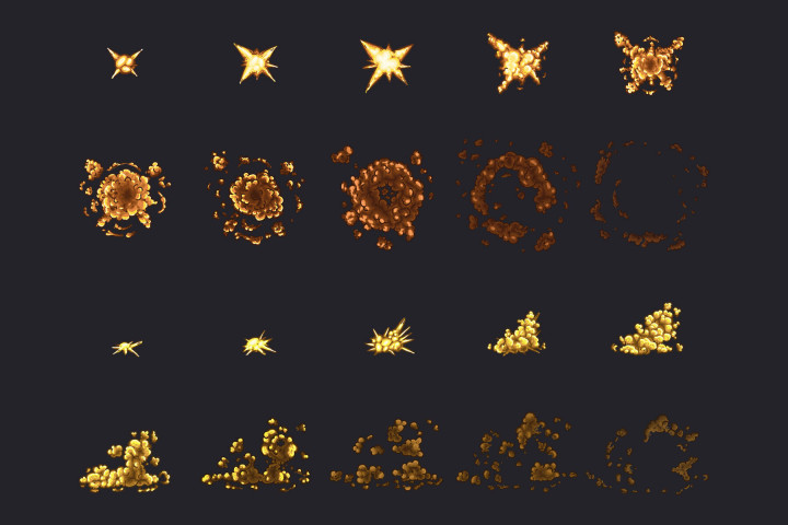 Free Animated Explosion Sprite Pack