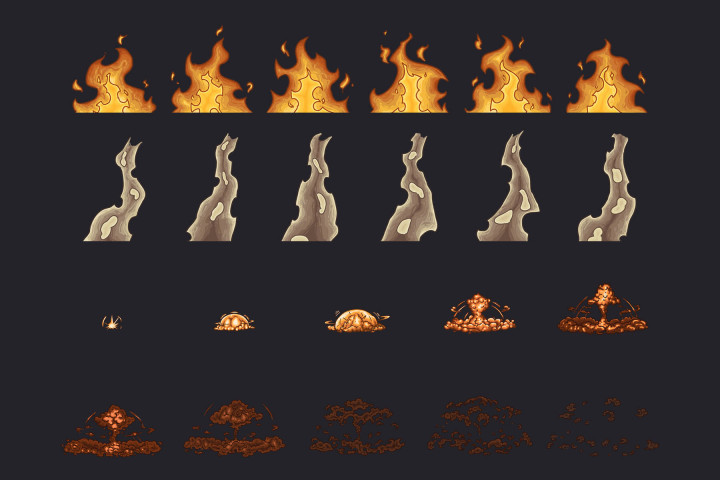 Free Animated Explosion Sprite Pack