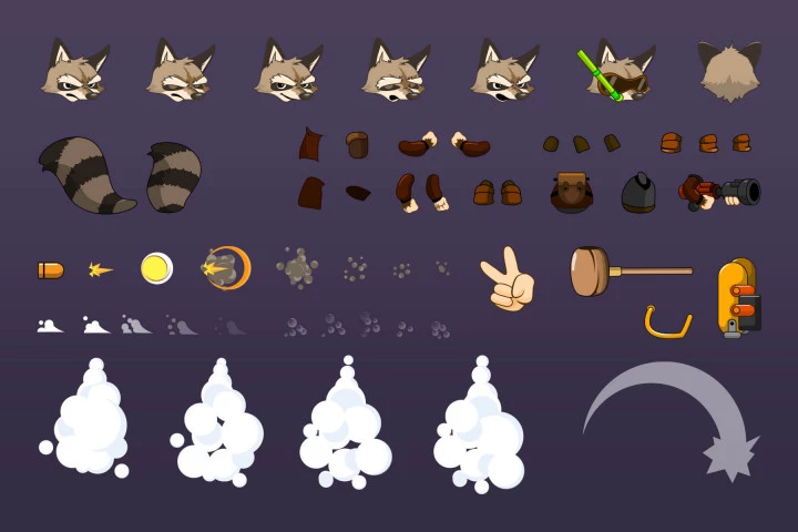 Beast Character Sprites