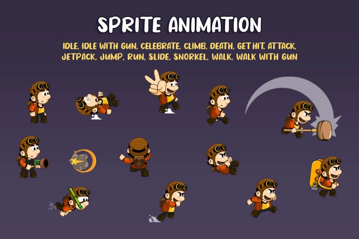 Game Character for 2D Platformer