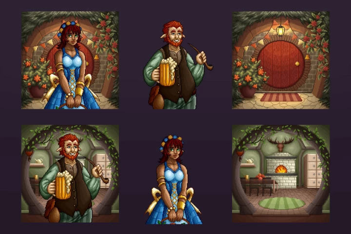 Halfling TCG Cards Asset Pack