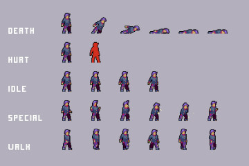 Homeless Character Pixel Art Pack Download - CraftPix.net