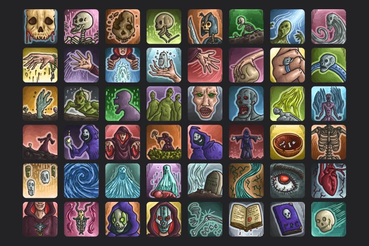 Necromancer Skill Icon Pack