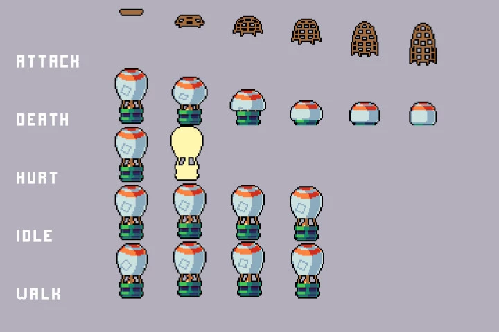 Pixel Art Enemy Character Pack