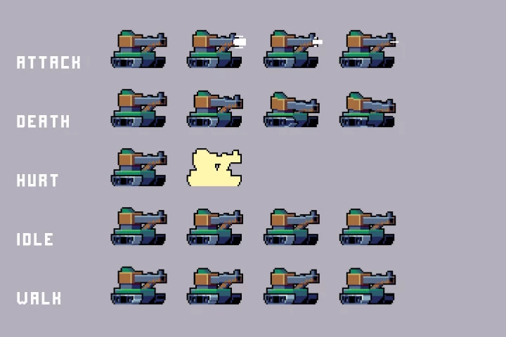 Pixel Art Enemy Character Pack