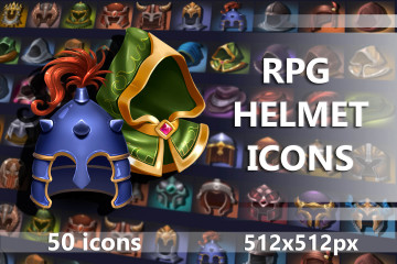 RPG Helmet Icons