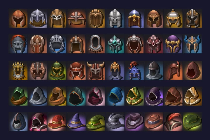 RPG Helmet Icons