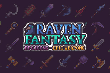 Epic Weapons Pixel Art RPG Icon Pack