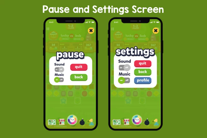 Forest Match 3 GUI Assets