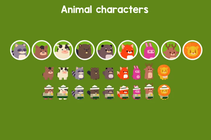 Forest Match 3 GUI Assets
