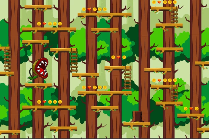 Forest Platformer Level Assets