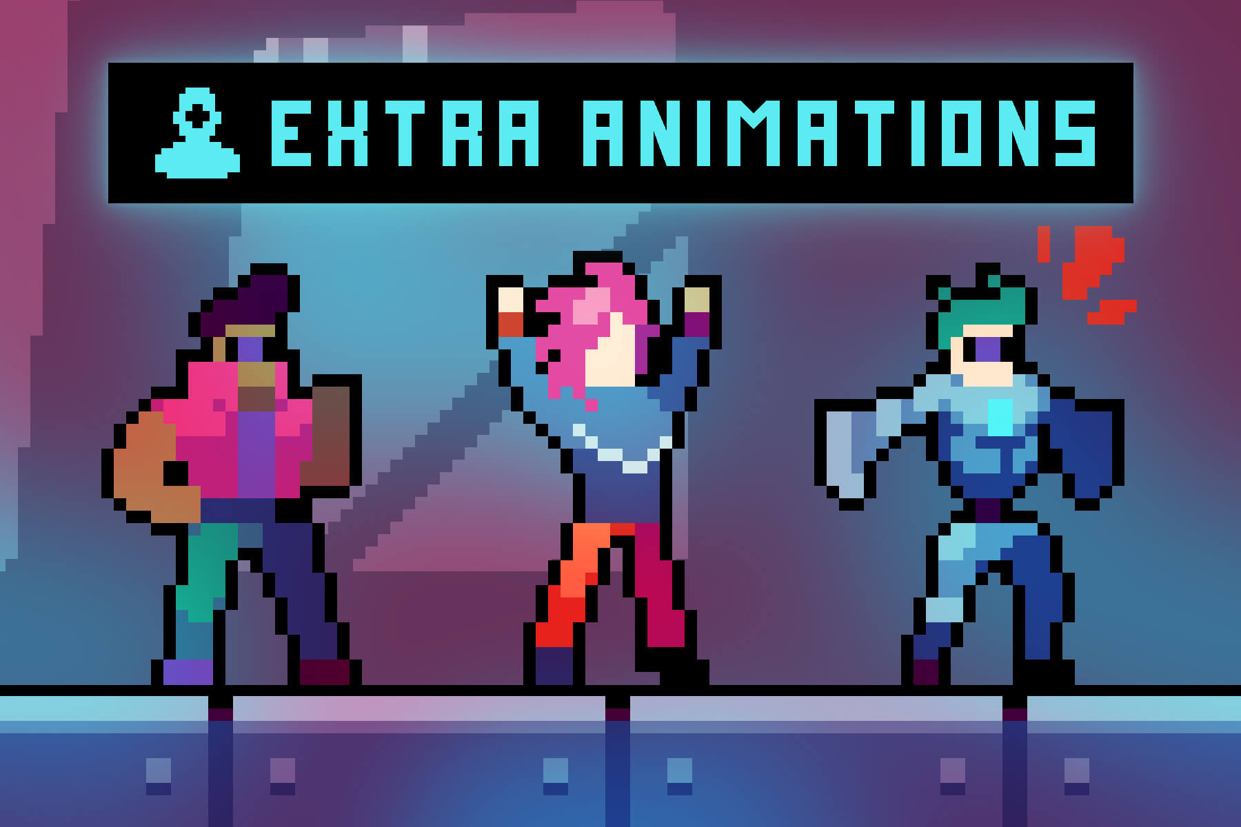 Free Extra Animations for Cyberpunk Characters 