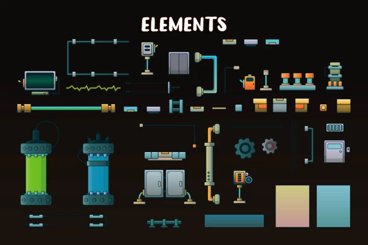 Lab Game Stage Asset Pack