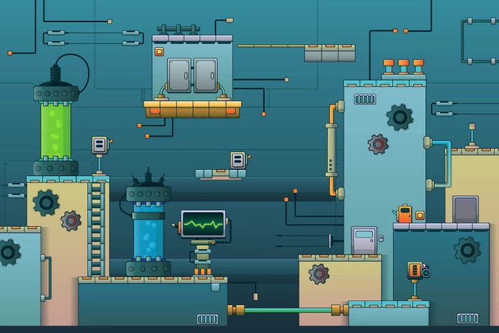 Lab Game Stage Asset Pack