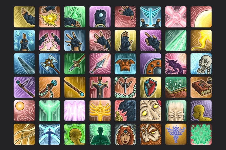 Priest Skills Icon Pack