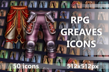 RPG Greaves Icons