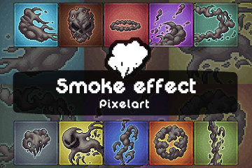 Smoke Effects Pixel Art