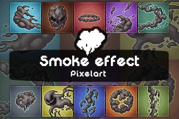 Smoke Effects Pixel Art