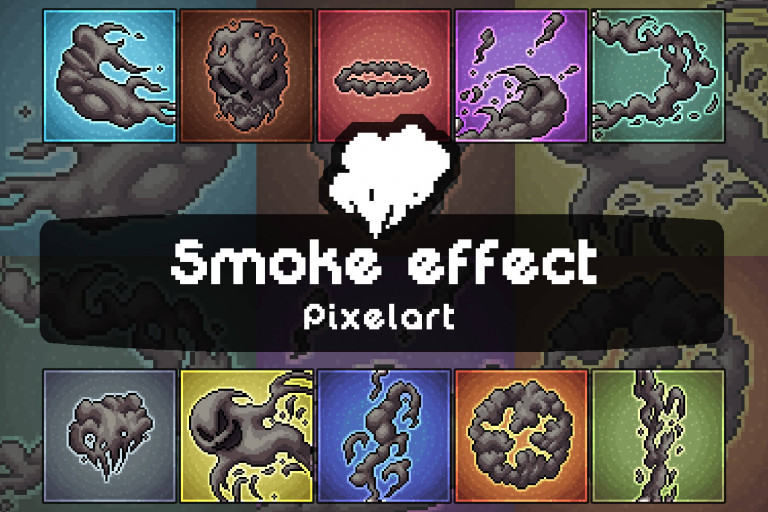 Smoke Effects Pixel Art Download Pack - CraftPix.net