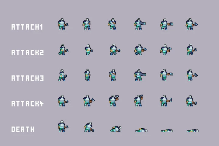 Various Bosses Pixel Art Pack