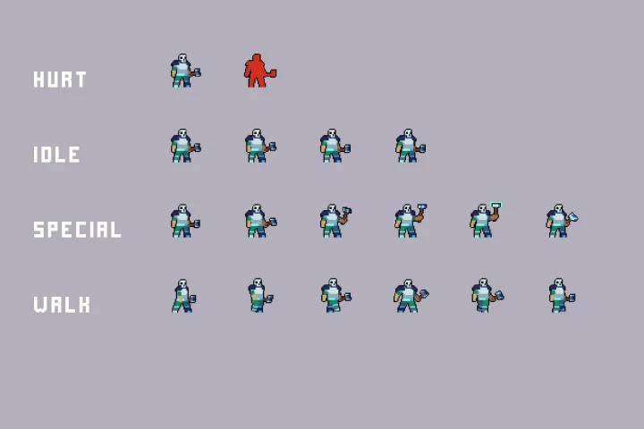 Various Bosses Pixel Art Pack