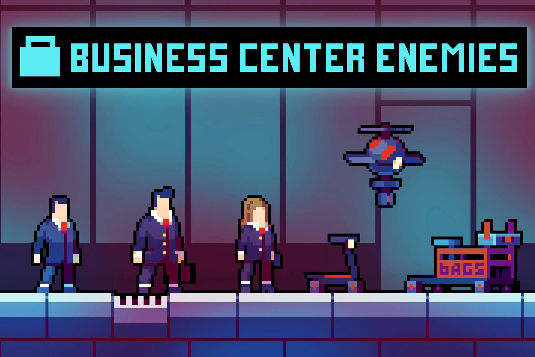 Business Enemies Pixel Art