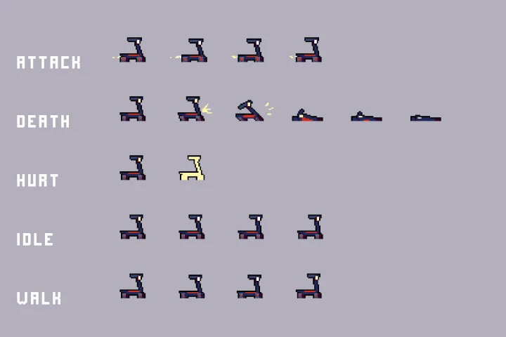 Business Enemies Pixel Art