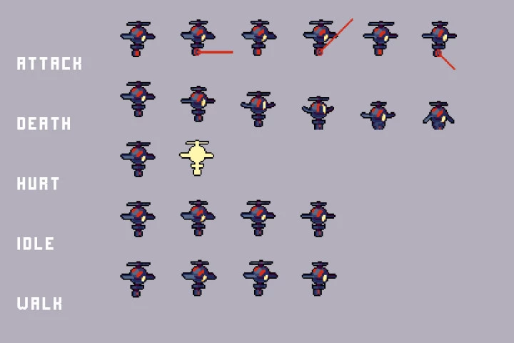 Business Enemies Pixel Art